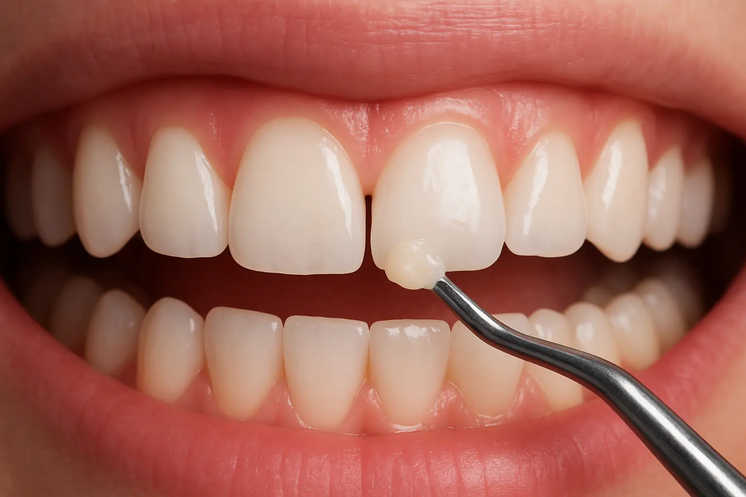 الحشوات التجميلية لسد الفراغات بين الأسنان بدون تقويم - دنتكس