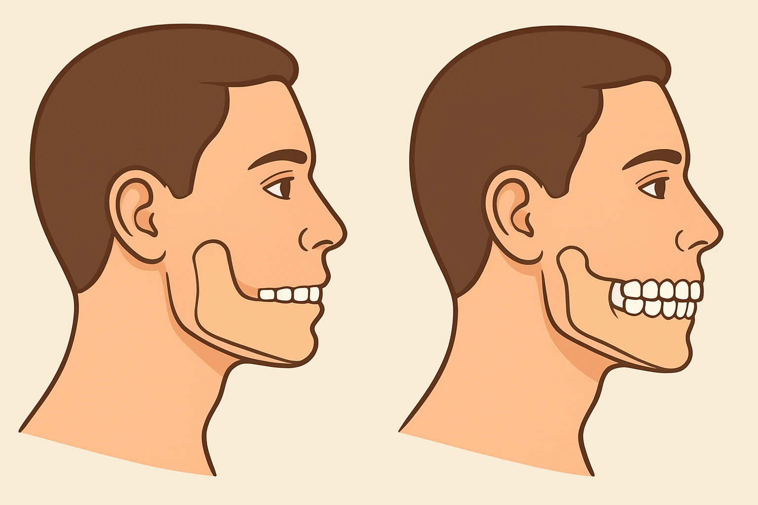 ما هو الفرق بين بروز الفك وبروز الأسنان؟ - عيادة دنتكس