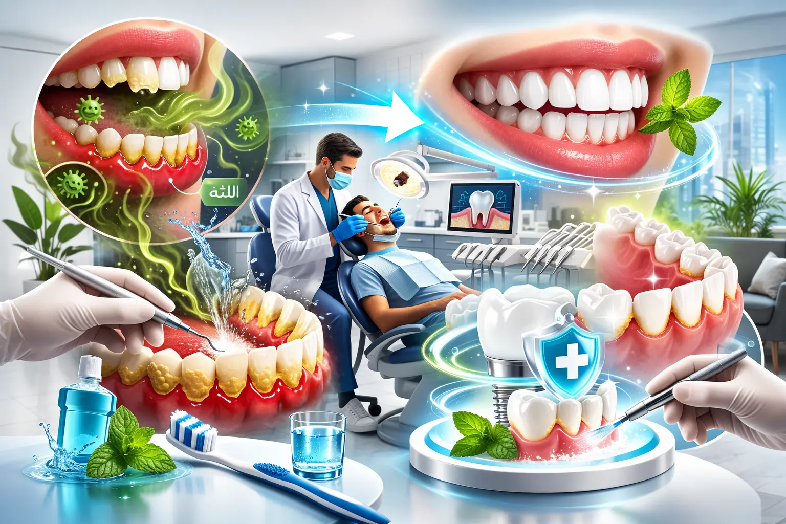 كيف يتم علاج أسباب رائحة الفم الكريهة نهائيًا؟