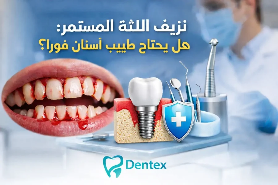 نزيف اللثة المستمر هل يحتاج طبيب اسنان فورًا؟ - دنتكس